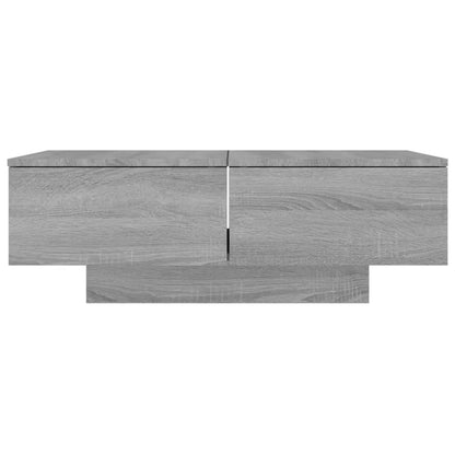 Table basse Sonoma gris 90x60x31 cm Bois d’ingénierie - Tables basses