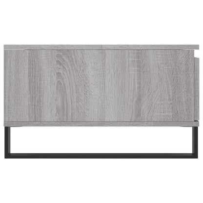 Table basse sonoma gris 90x60x35 cm bois d’ingénierie - Tables basses