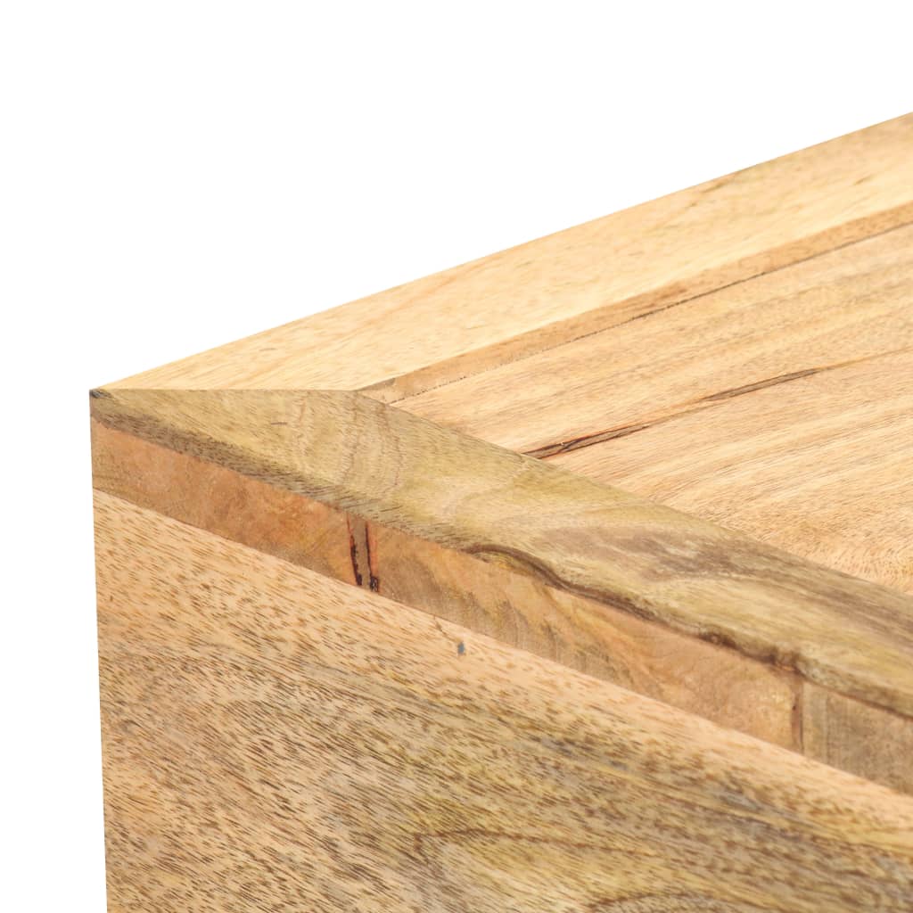 Table basse Style cassette 100x52x45 cm Bois de manguier massif - Tables basses