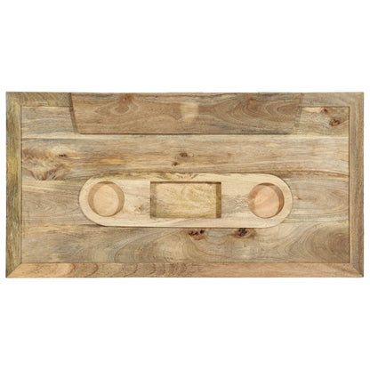 Table basse Style cassette 100x52x45 cm Bois de manguier massif - Tables basses