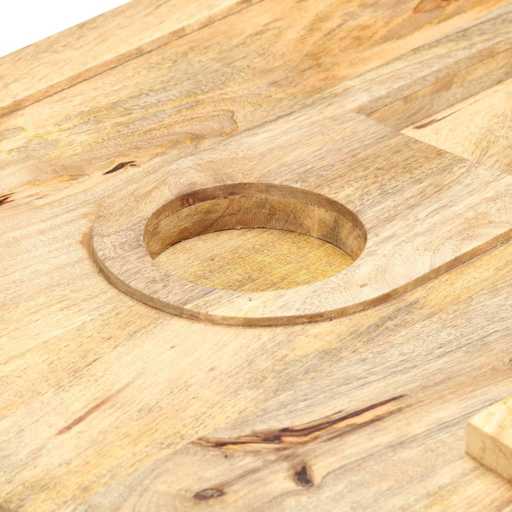 Table basse Style cassette 100x52x45 cm Bois de manguier massif - Tables basses