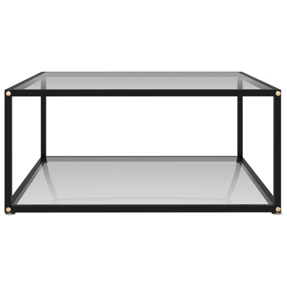 Table basse Transparent 80x80x35 cm Verre trempé - Tables basses
