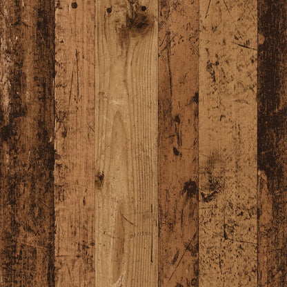 Table basse vieux bois 100x100x35 cm bois d’ingénierie - Tables basses