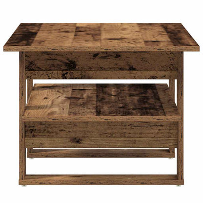 Table basse vieux bois 102x55x42 cm bois d’ingénierie - Tables basses