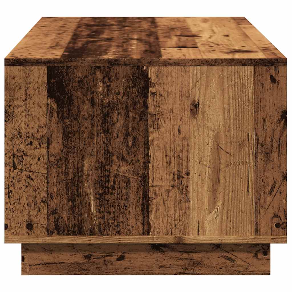 Table basse vieux bois 102x55x43 cm bois d’ingénierie - Tables basses