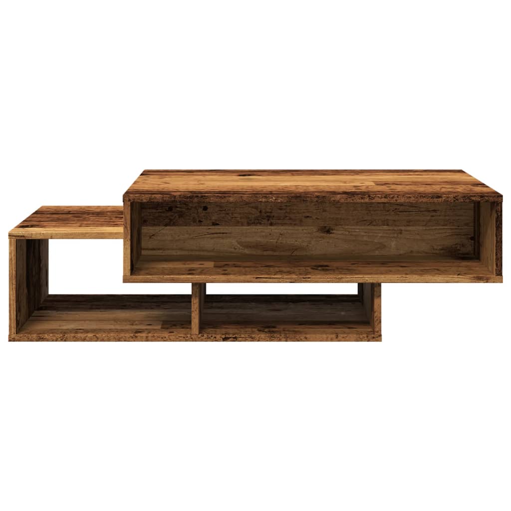 Table basse vieux bois 105x55x32 cm bois d’ingénierie - Tables basses