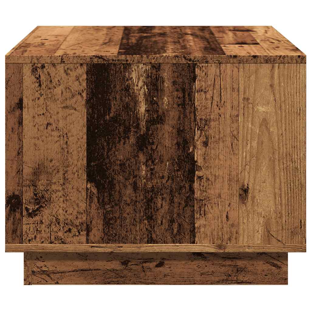 Table basse vieux bois 55x55x42 cm bois d’ingénierie - Tables basses