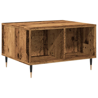 Table basse vieux bois 60x50x36,5 cm bois d’ingénierie - Tables basses