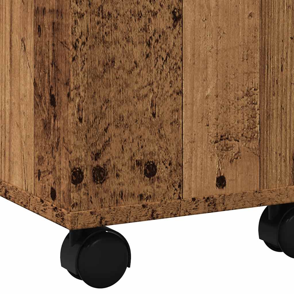 Table basse vieux bois 60x60x38 cm bois d’ingénierie - Tables basses