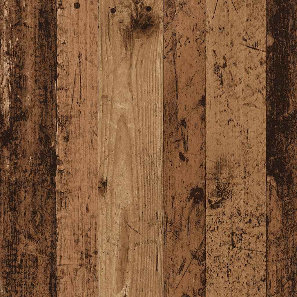 Table basse vieux bois 68x50x38 cm bois d’ingénierie - Tables basses