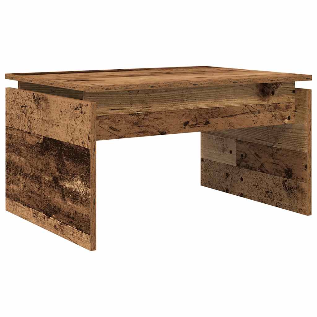 Table basse vieux bois 68x50x38 cm bois d’ingénierie - Tables basses