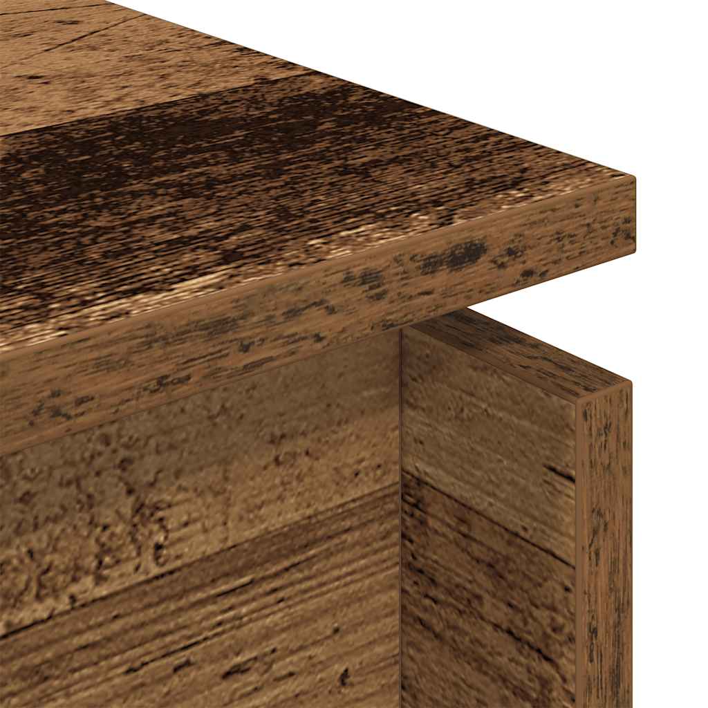 Table basse vieux bois 68x50x38 cm bois d’ingénierie - Tables basses