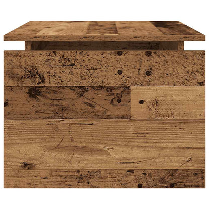 Table basse vieux bois 68x50x38 cm bois d’ingénierie - Tables basses