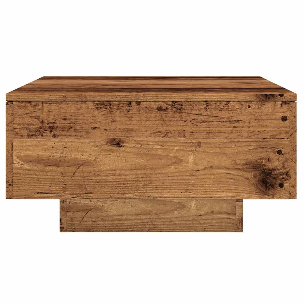 Table basse vieux bois 90x60x31 cm bois d’ingénierie - Tables basses
