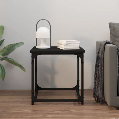 Table d’appoint Noir 40x40x40 cm Bois d’ingénierie - Tables basses