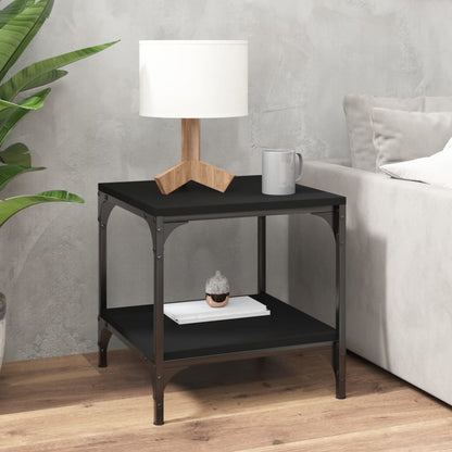 Table d’appoint Noir 40x40x40 cm Bois d’ingénierie - Tables basses
