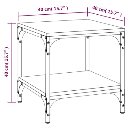 Table d’appoint Noir 40x40x40 cm Bois d’ingénierie - Tables basses