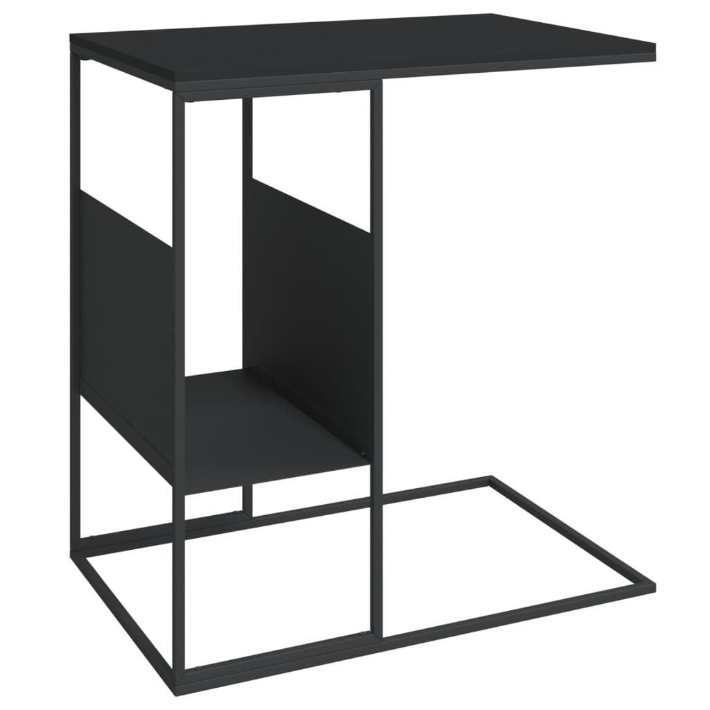 Table d’appoint Noir 55x36x59,5 cm Bois d’ingénierie - Tables basses