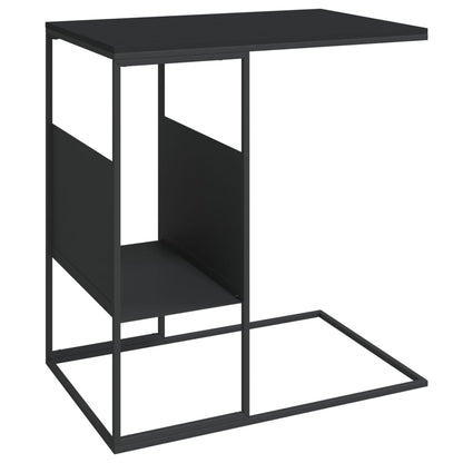 Table d’appoint Noir 55x36x59,5 cm Bois d’ingénierie - Tables basses