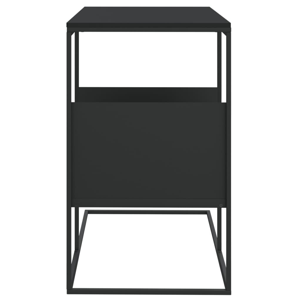 Table d’appoint Noir 55x36x59,5 cm Bois d’ingénierie - Tables basses