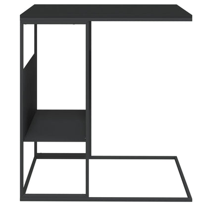 Table d’appoint Noir 55x36x59,5 cm Bois d’ingénierie - Tables basses
