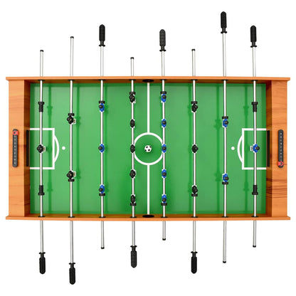 Table de football pliante 121 x 61 x 80 cm Marron clair - Tables de baby-foot