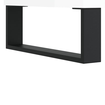 Tables basses 2 pcs blanc 50x46x50 cm bois d’ingénierie - Tables basses