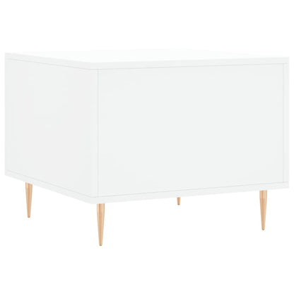 Tables basses 2 pcs blanc 50x50x40 cm bois d’ingénierie - Tables basses