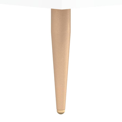 Tables basses 2 pcs blanc brillant 50x50x40cm bois d’ingénierie - Tables basses