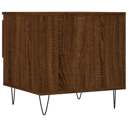 Tables basses 2 pcs chêne marron 50x46x50 cm bois d’ingénierie - Tables basses