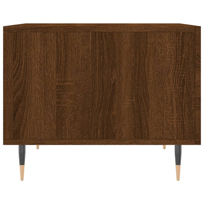Tables basses 2 pcs chêne marron 50x50x40 cm bois d’ingénierie - Tables basses