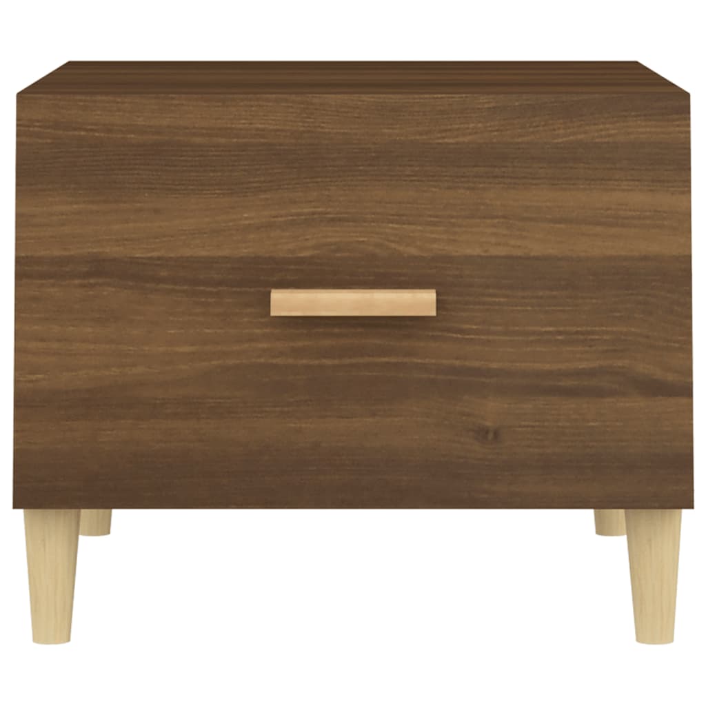 Tables basses 2 pcs chêne marron 50x50x40 cm bois d’ingénierie - Tables basses