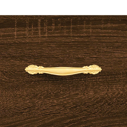 Tables basses 2 pcs chêne marron 50x50x40 cm bois d’ingénierie - Tables basses