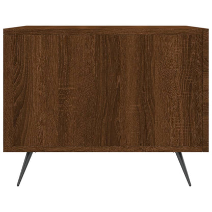 Tables basses 2 pcs chêne marron 50x50x40 cm bois d’ingénierie - Tables basses