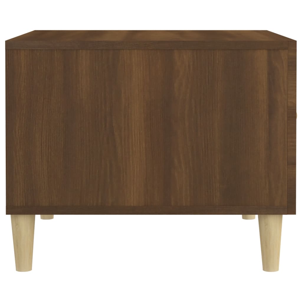 Tables basses 2 pcs chêne marron 50x50x40 cm bois d’ingénierie - Tables basses