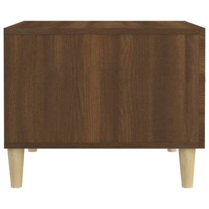 Tables basses 2 pcs chêne marron 50x50x40 cm bois d’ingénierie - Tables basses