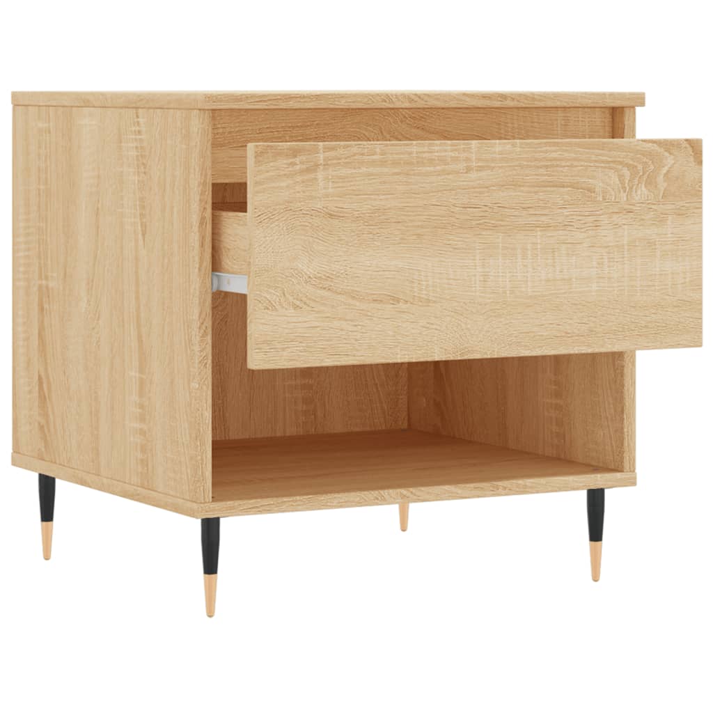 Tables basses 2 pcs chêne sonoma 50x46x50 cm bois d’ingénierie - Tables basses