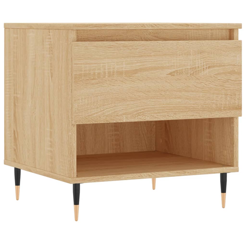 Tables basses 2 pcs chêne sonoma 50x46x50 cm bois d’ingénierie - Tables basses