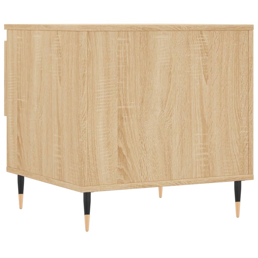 Tables basses 2 pcs chêne sonoma 50x46x50 cm bois d’ingénierie - Tables basses