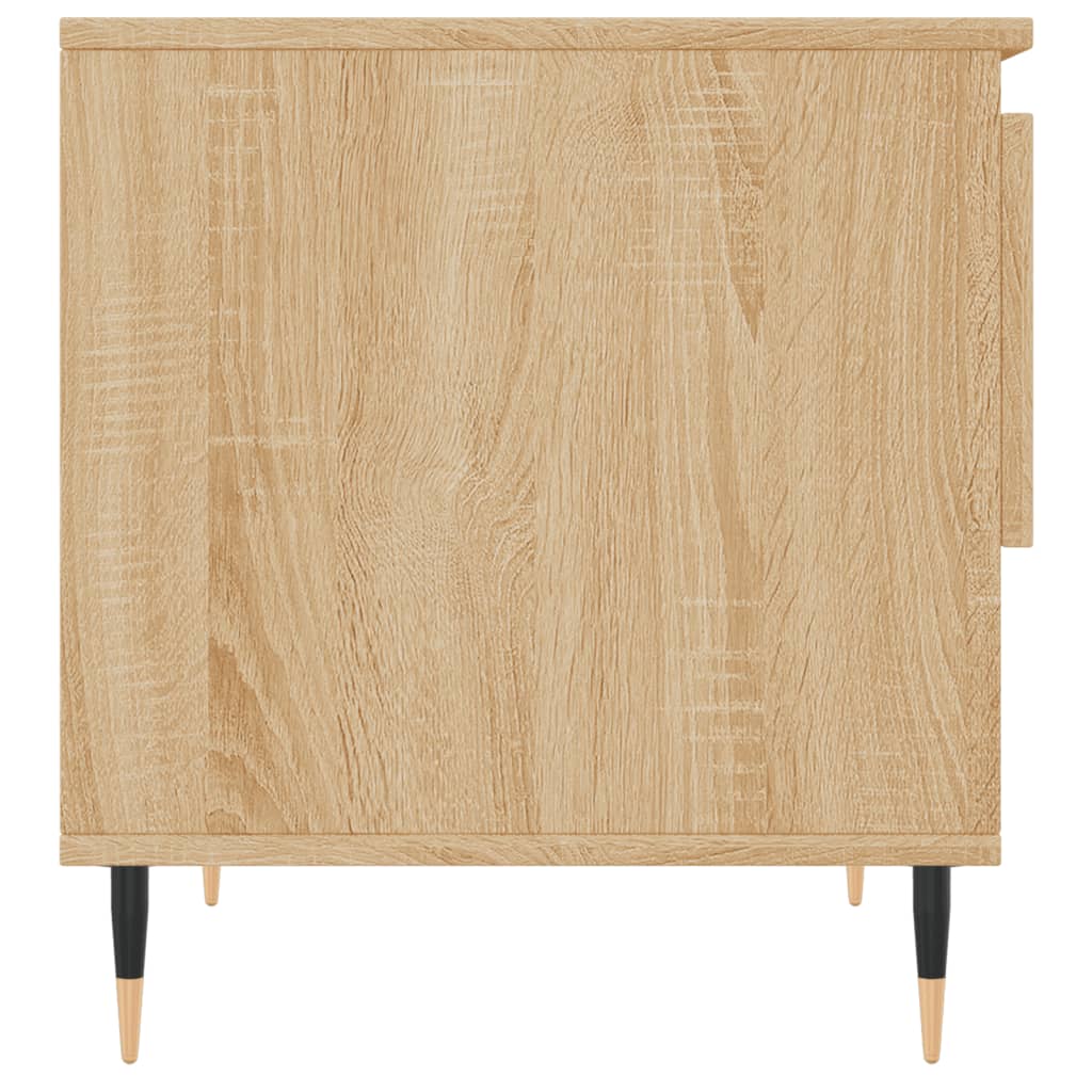Tables basses 2 pcs chêne sonoma 50x46x50 cm bois d’ingénierie - Tables basses
