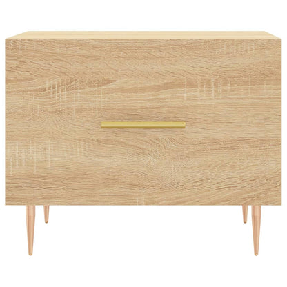Tables basses 2 pcs chêne sonoma 50x50x40 cm bois d’ingénierie - Tables basses