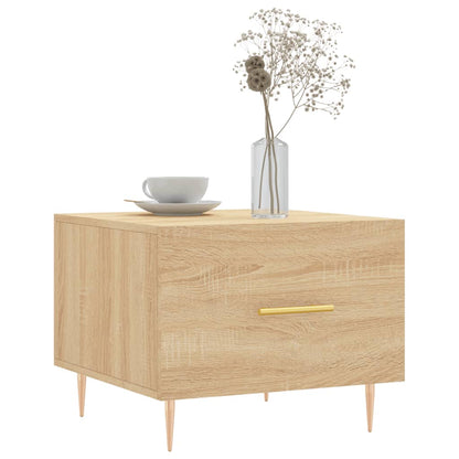 Tables basses 2 pcs chêne sonoma 50x50x40 cm bois d’ingénierie - Tables basses