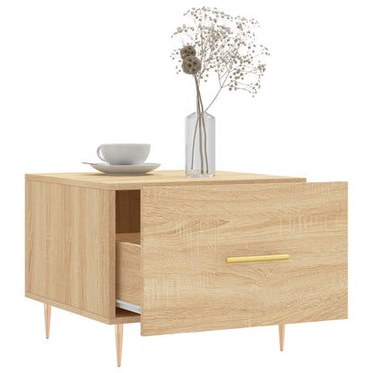 Tables basses 2 pcs chêne sonoma 50x50x40 cm bois d’ingénierie - Tables basses