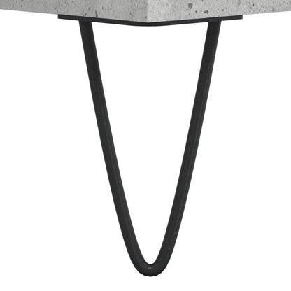 Tables basses 2 pcs gris béton 50x46x35 cm bois d’ingénierie - Tables basses