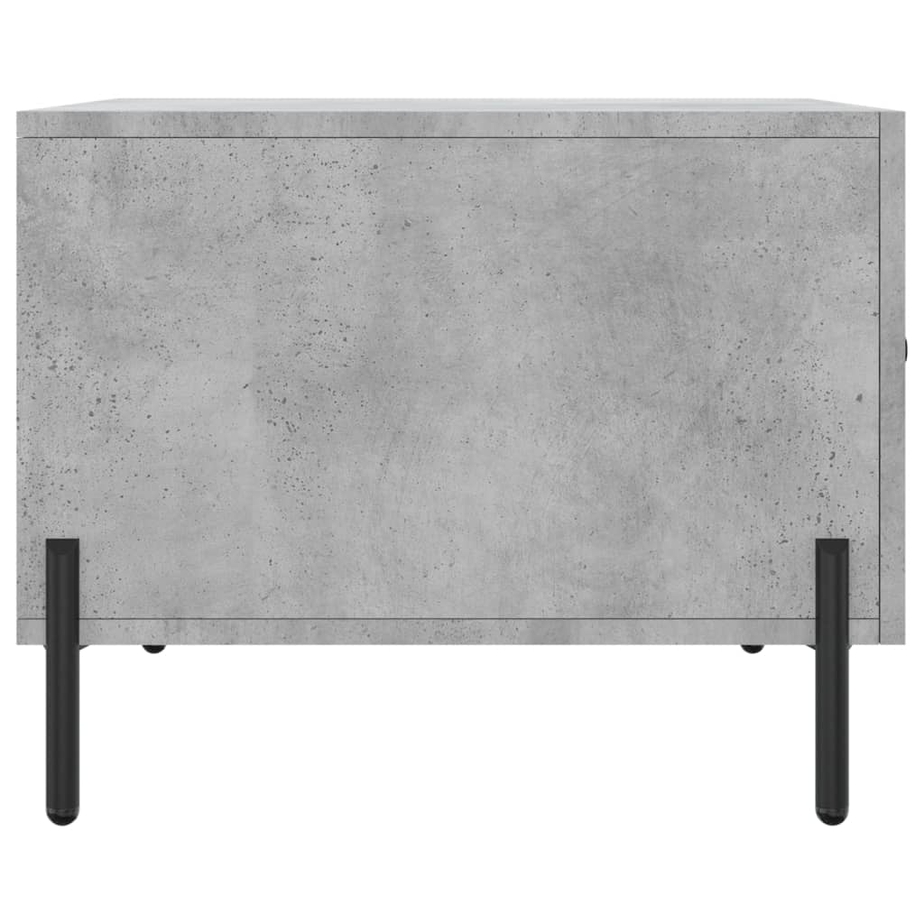 Tables basses 2 pcs gris béton 50x50x40 cm bois d’ingénierie - Tables basses