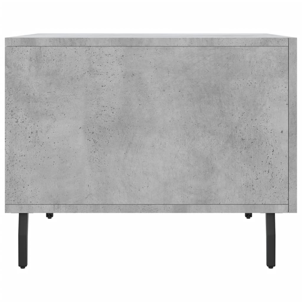 Tables basses 2 pcs gris béton 50x50x40 cm bois d’ingénierie - Tables basses