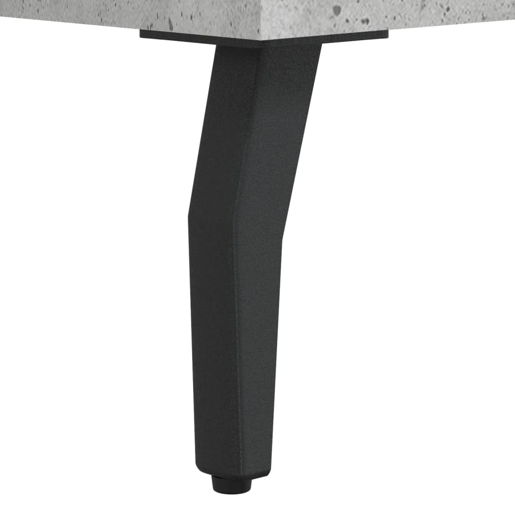 Tables basses 2 pcs gris béton 50x50x40 cm bois d’ingénierie - Tables basses