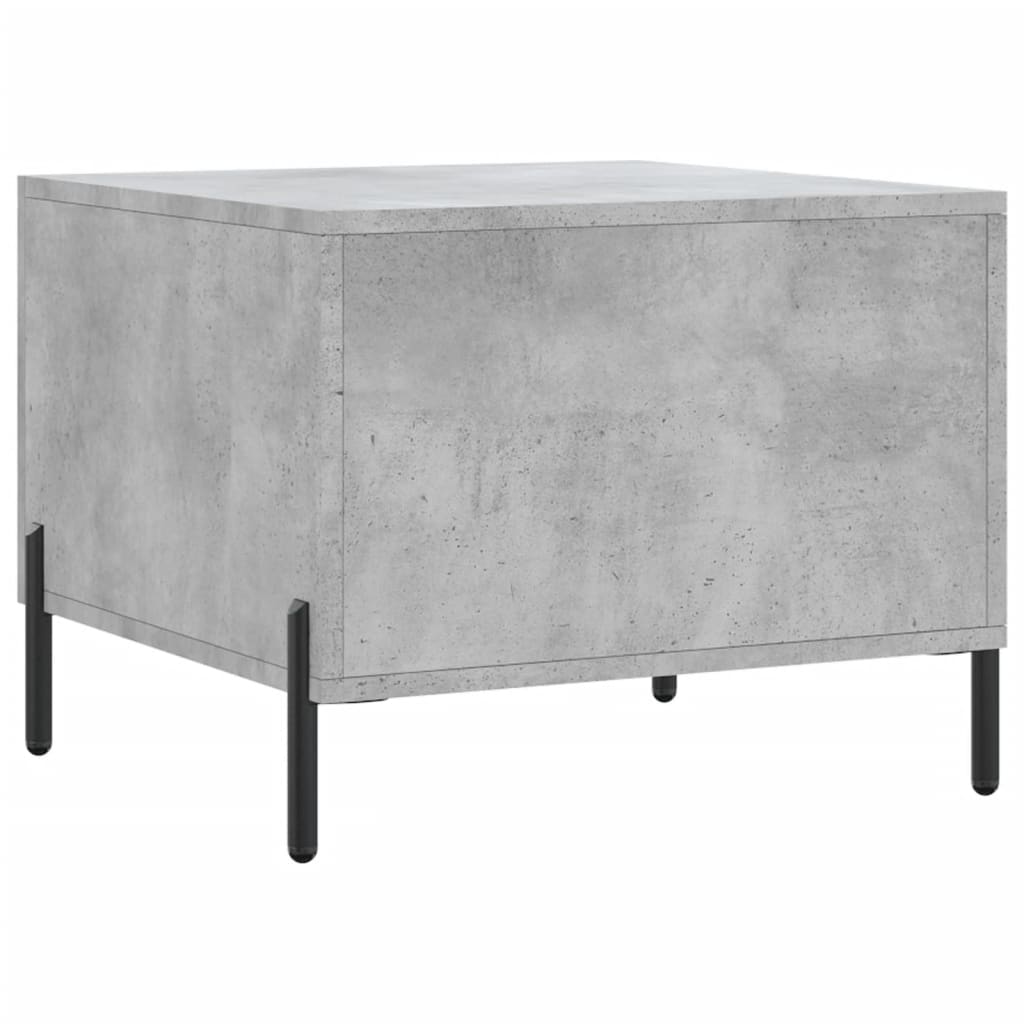 Tables basses 2 pcs gris béton 50x50x40 cm bois d’ingénierie - Tables basses