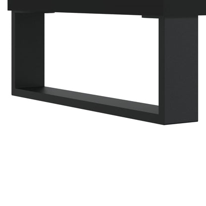Tables basses 2 pcs noir 50x50x40 cm bois d’ingénierie - Tables basses