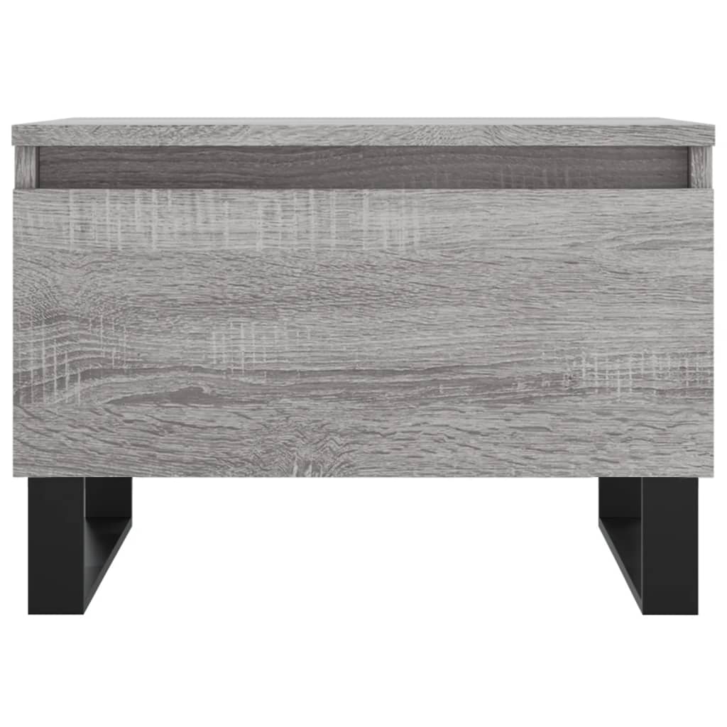 Tables basses 2 pcs sonoma gris 50x46x35 cm bois d’ingénierie - Tables basses